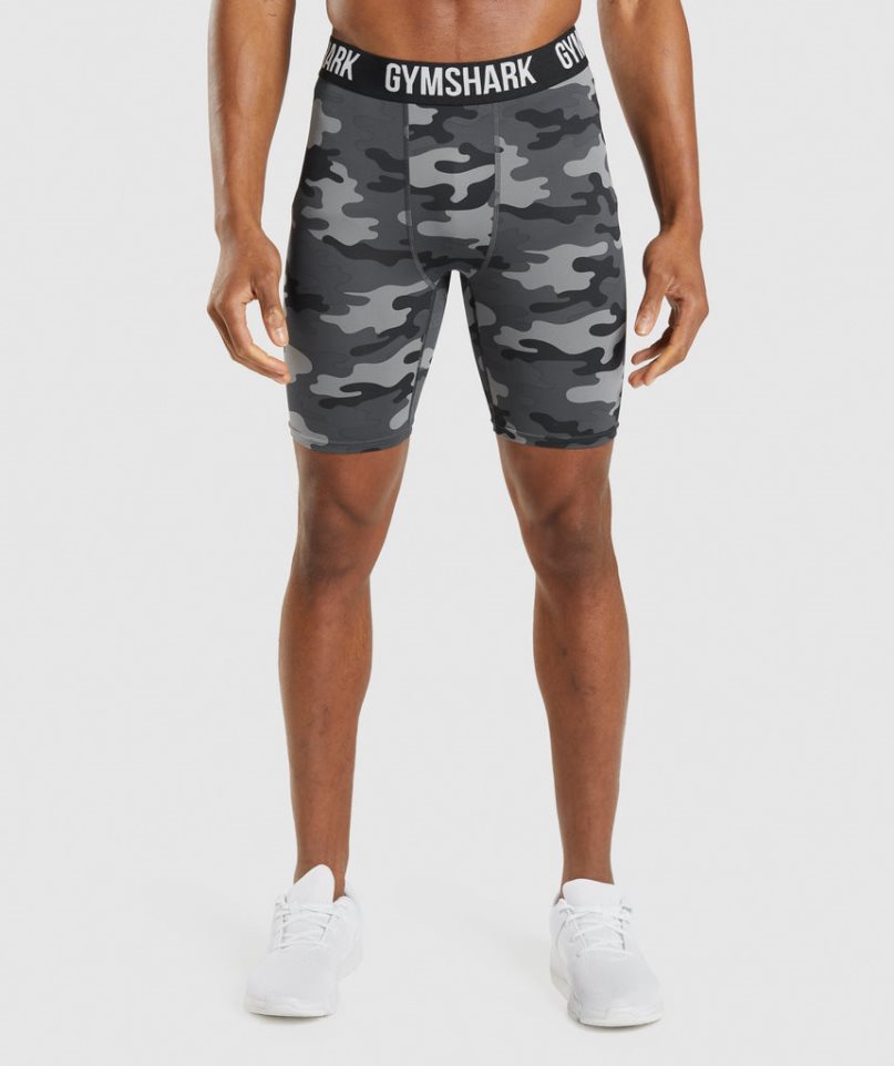 Szorty Gymshark Element Baselayer Męskie Camo | PL 940NVW